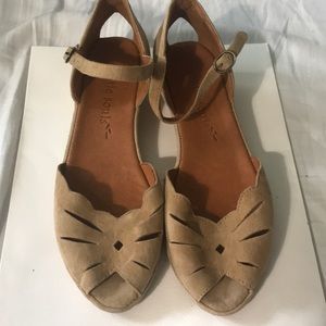 Gentle Souls Suede Cut Out Shoes